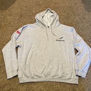 Miami dolphins embroidered hoodie